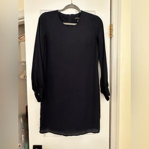 Navy blue banana republic shift dress